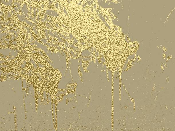 illustrazioni stock, clip art, cartoni animati e icone di tendenza di texture grunge oro per creare un effetto angosciato. - textured gold paper backgrounds