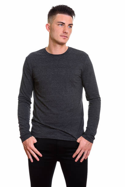 istock Studio shot of young handsome man standing and thinking 668895544