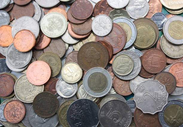 istock Numismatist - International currencies 668905348