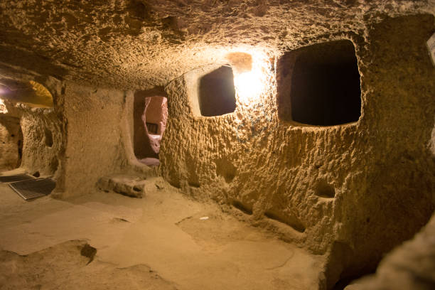 istock Kaymakli Underground City, Nevsehir, Turkey 668920218