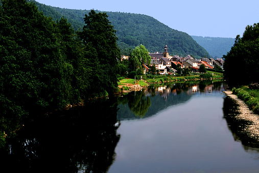 März 22, 2022, Breisach am Rhein: View of the St. Stephan Minster on the Burgberg in the city of Breisach am Rhein