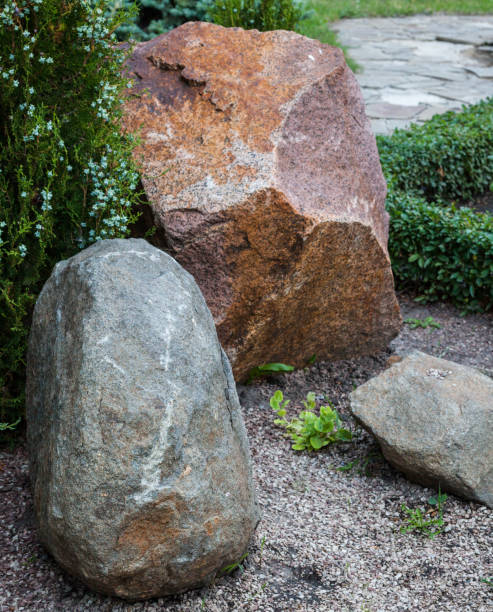 istock Rockery in the garden. 668951198