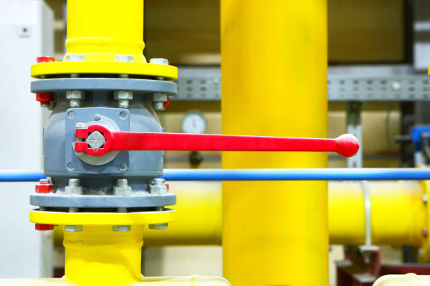 istock Gas pipeline.Industrial business 668958378