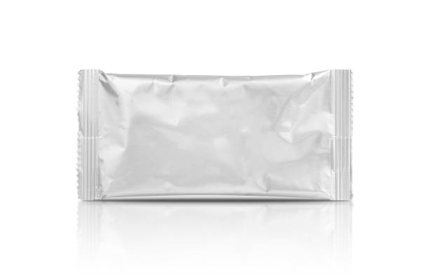 istock blank packaging aluminum foil pouch isolated on white background 668959238