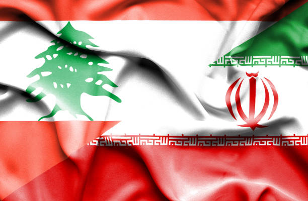istock Waving flag of Iran and Lebanon 668972012