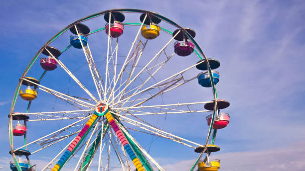 istock Colorful Heritage Days Ferris Wheel in Bath, Maine 668996890