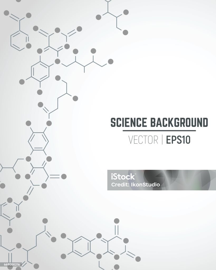 Antecedentes científicos - arte vectorial de Ciencia libre de derechos