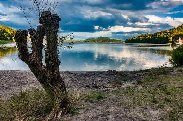 istock Castle Bezdez from Lake Machac 669007018