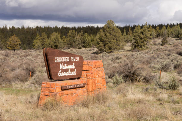 istock Crooked River National Grassland Entry Sign 669009504
