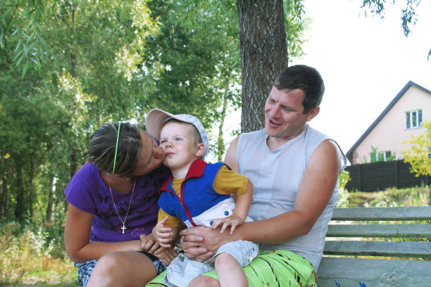 istock Family having a rest on the nature 669009864