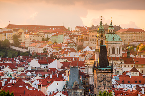 Cityscapes of Prague,Czech Republic