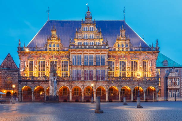 istock City Hall on Market Square in Bremen, Germany 669029358