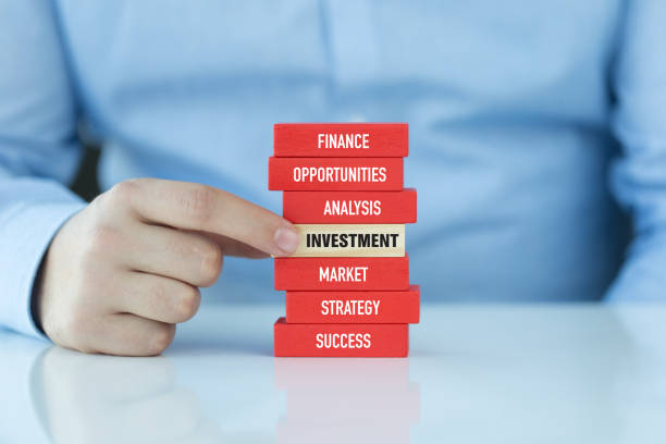 istock Investment Concept with Wooden Blocks 669032152