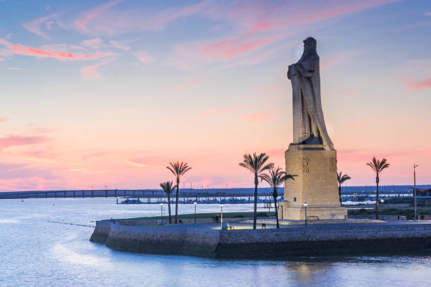 Discovery Faith Christopher Columbus Monument in Palos de Frontera, Spain