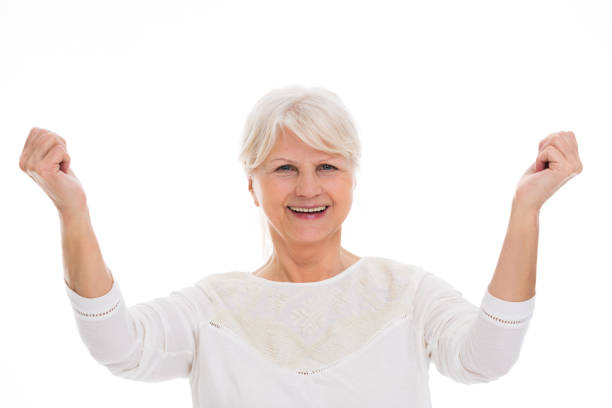 istock Senior woman gesturing 669035038