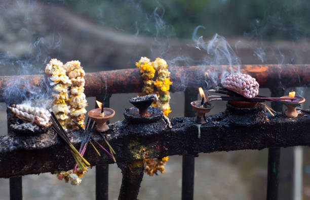 istock Candles in Dakshinkali Temple in Pharping, Nepal 669067762