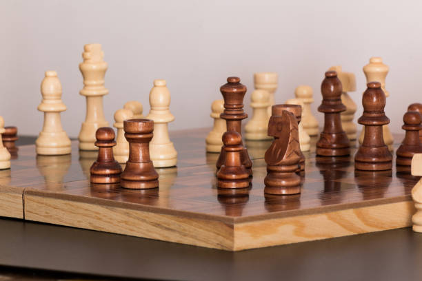 istock Chess photographed on a chessboard 669074990