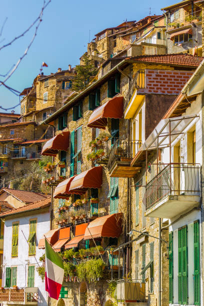istock Street view of Apricale (Imperia, Liguria, Italy) 669080724