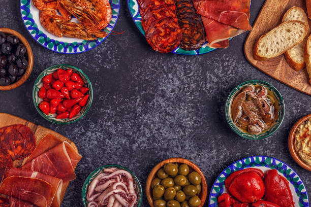 istock Typical Spanish concept of tapas. 669080834