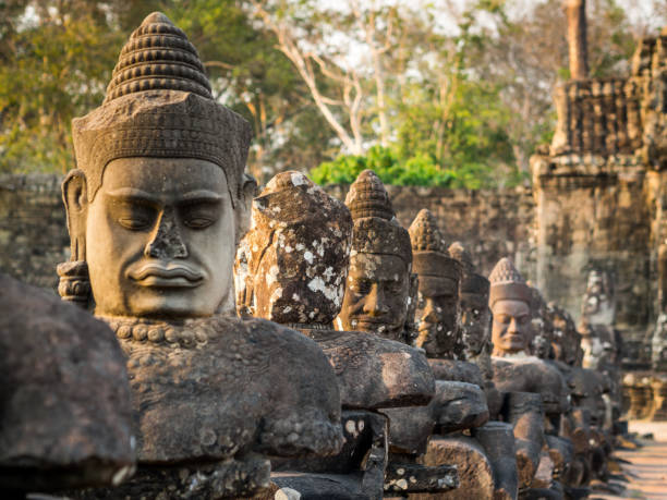 istock The ancient statues of Angkor, Cambodia 669088064