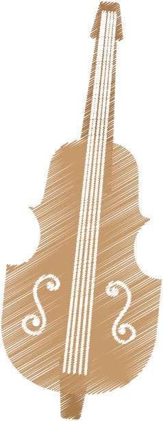 ilustrações de stock, clip art, desenhos animados e ícones de chello instrument isolated icon - chello