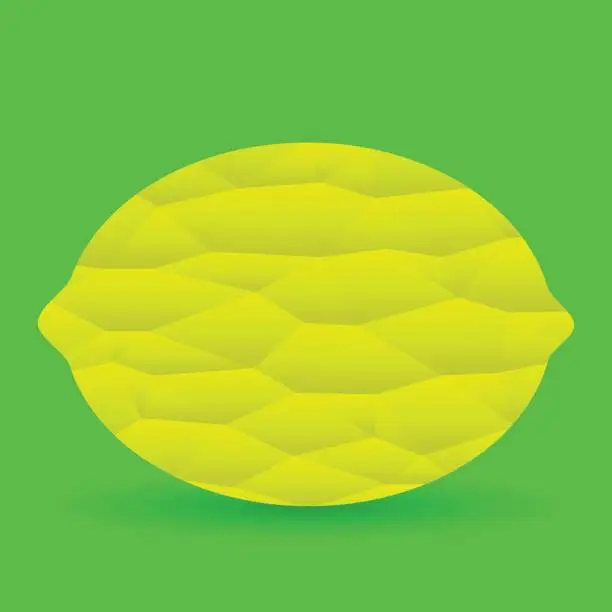 Vector illustration of Yellow Lemon Icon