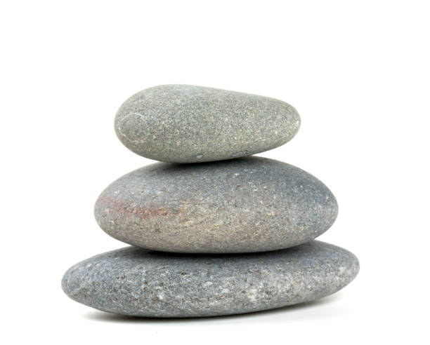 istock pyramid of stones isolated on white 669111322
