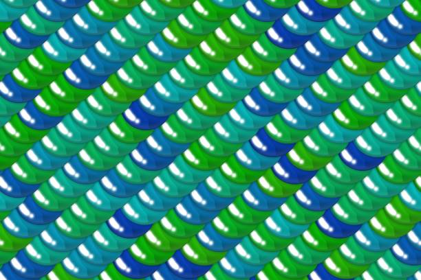 istock Festive blue scales plating background 669111872