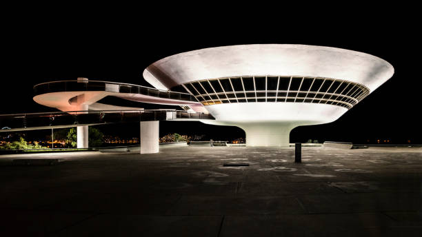 Museum Art Contemporanea MAC Niemeyer Niteroi stock photo