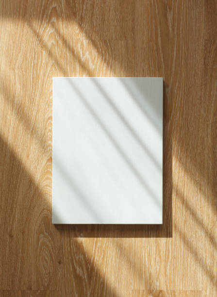 istock Blank canvas on wooden wall 669121844