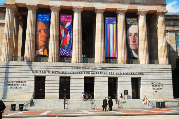 Washington, DC, USA August 5, 2010 The National Portrait Gallery in Washington DC, houses the official portraits of the Presidents and also serves as an art museum