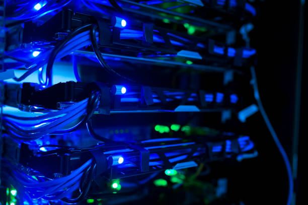 istock Network servers in data room Domestic Room 669160700