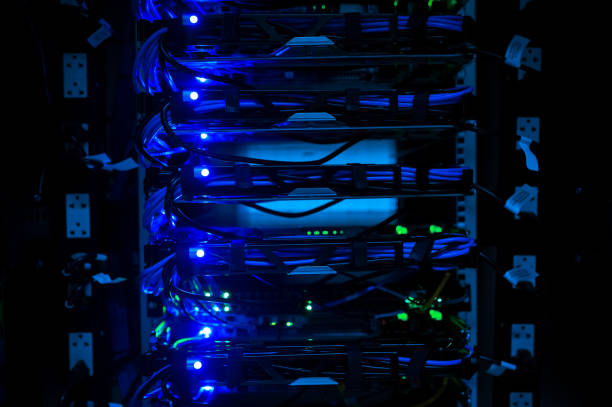 istock Network servers in data room Domestic Room 669160704