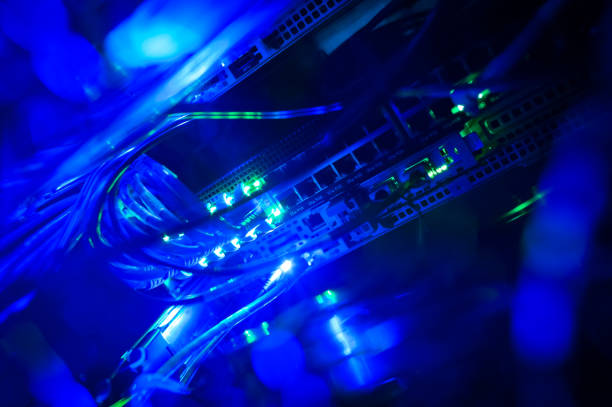 istock Network servers in data room Domestic Room 669160742