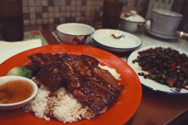 istock The classic Roast Pork Rice 669176752