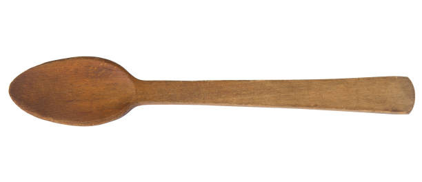 istock Wooden spoon isolated on white background , clipping path 669177118