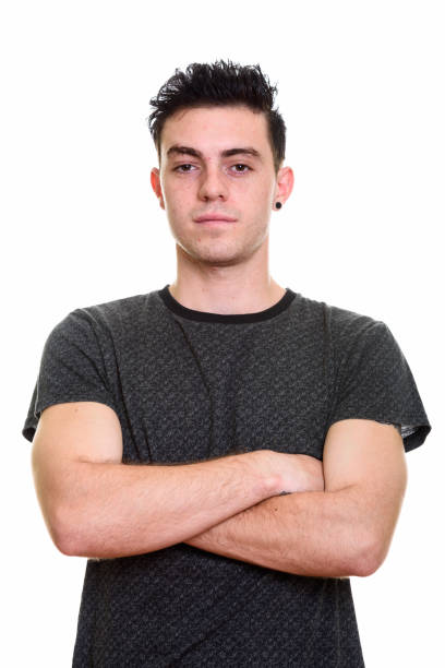 istock Studio shot of young man with arms crossed 669187522