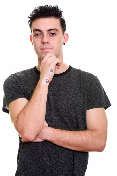 istock Studio shot of young man thinking 669187586