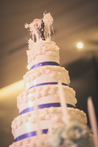 istock Beautiful vintage cake for wedding reception 669194056
