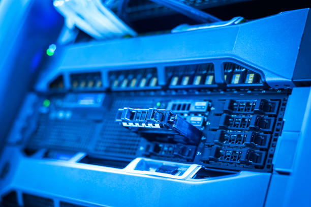 istock Network servers in data room Domestic Room 669200068