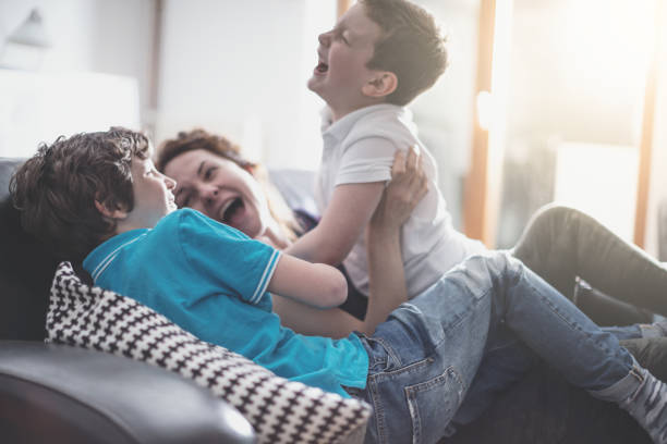 istock Playfull time with my family 669203004