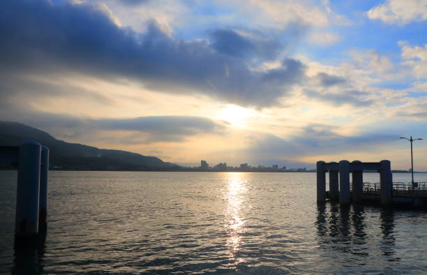 istock Tamsui Harbour sunset Taipei Taiwan 669210616