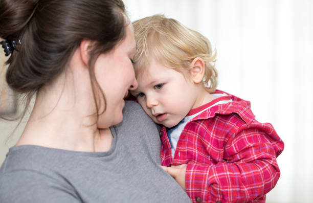 istock Happy Blonde Boy And Mother 669216634