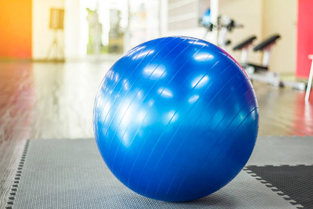 istock fitness ball, exercise equipment 669217722