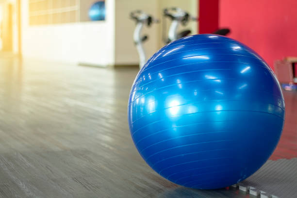 istock fitness ball, exercise equipment 669217748