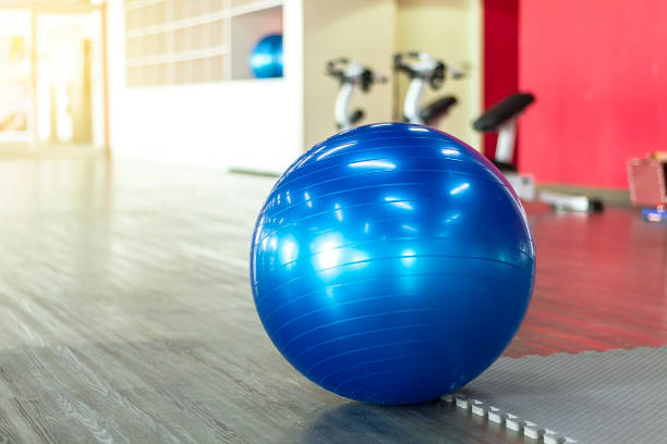 istock fitness ball, exercise equipment 669217752