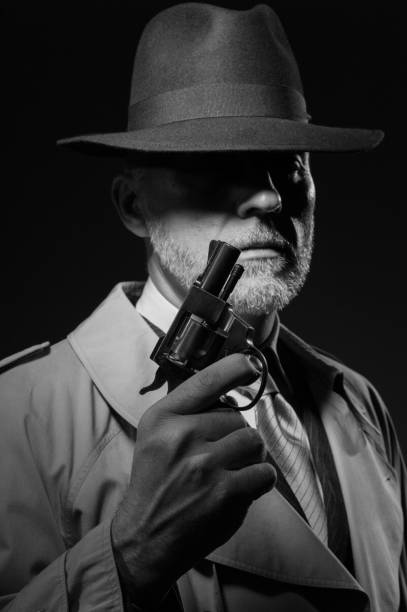 istock Portrait of a 1950s style detective 669220510