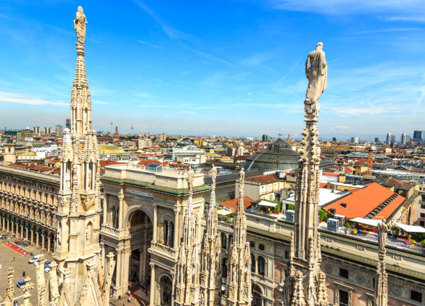 istock View from Duomo roof in Milan 669226952
