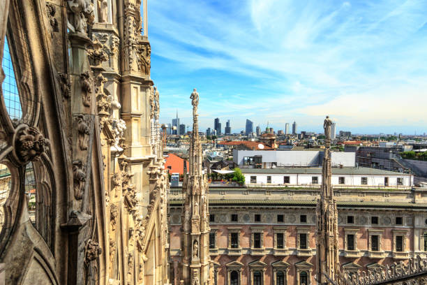 istock View from Duomo roof in Milan 669236454