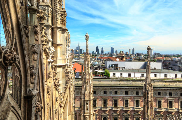 istock View from Duomo roof in Milan 669236648